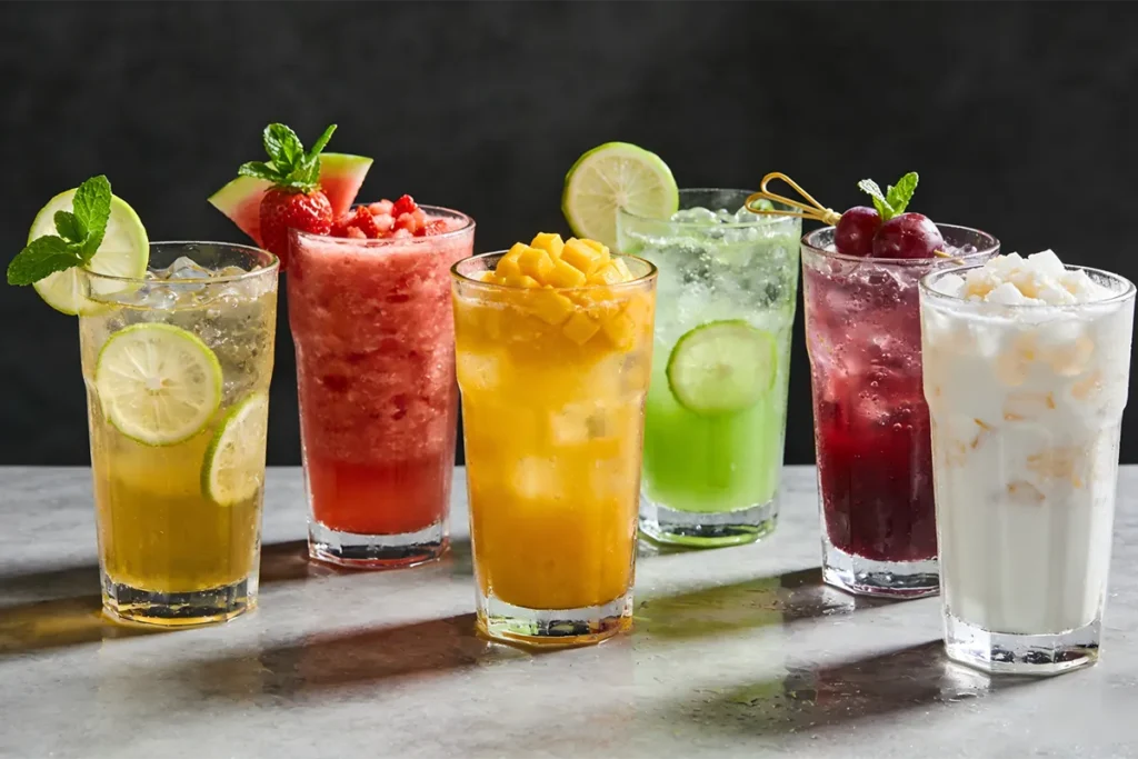food flavors in frozen drinks