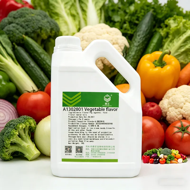 fresh vegetable flavoring for industrial food production