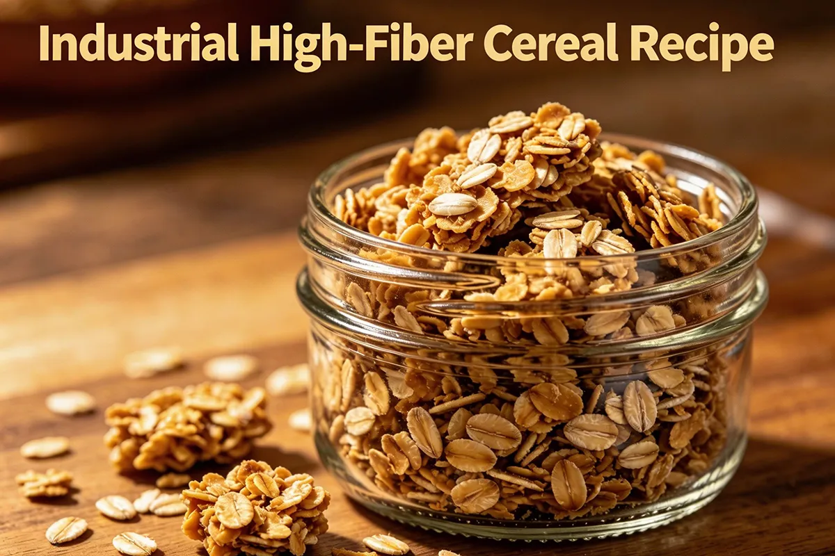Healthy roasted grain granola