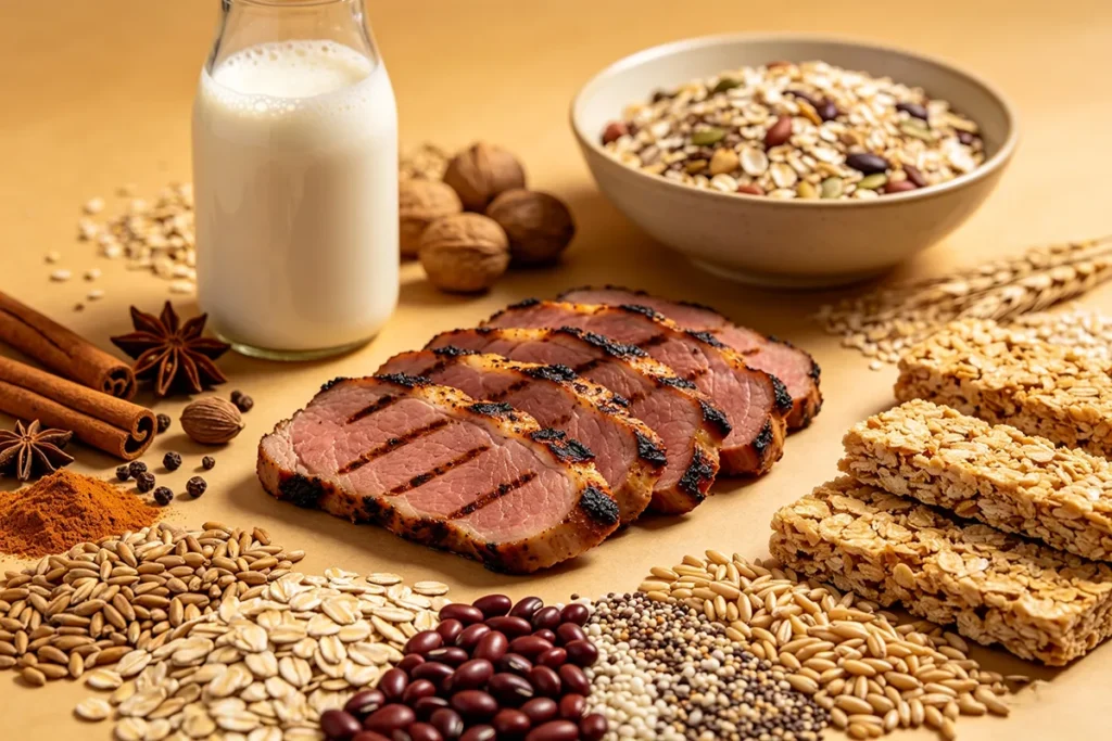 Natural cereal grains and ingredients