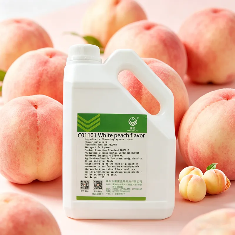 juicy white peach flavor essence for industrial food production