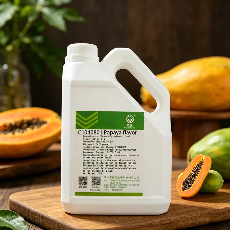 natural papaya fruit flavoring for industrial food production