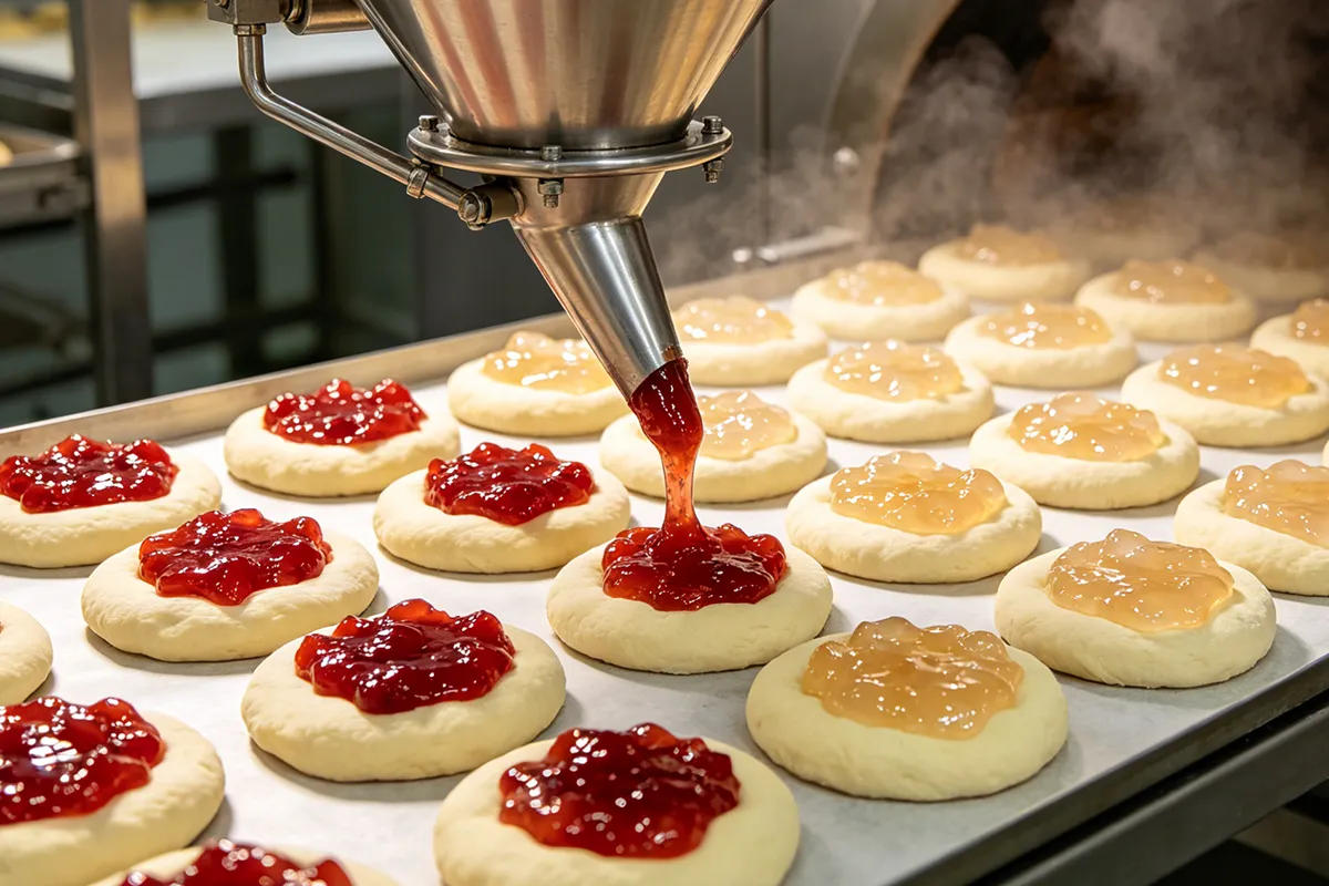 Heat-stable flavoring in bakery jams